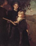 George de Forest Brush Mother and child